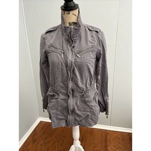 Max Jeans Women' Lightweight Utility Zip Front Jacket Coat Size S